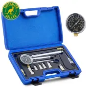 Engine Compression Tester Kit, 11 Pc Cylinder Compression Tester Kit with Spark