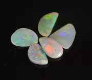 Polished Australian Solid Crystal Opal Parcel Lightning Ridge Field Jewellery