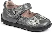 [pediped] Girls Grip N Go Starlite Mary Jane - K Grip N Go Starlite Mary Jane - K Grey Size: