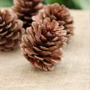 12/24/48/96/192pcs Christmas Pine cones XMAS Tree Hanging Ornament Decorations