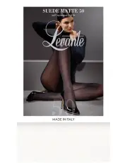 [Levante] 50D Suede Matte Tight in Snow White