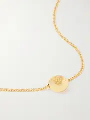 [LOEWE] LOEWE - Anagram Pebble Gold-tone Necklace - One size One size Gold