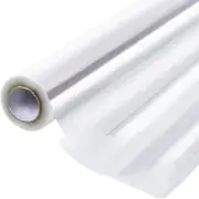 PerkHomy Clear Cellophane Wrap Roll 16" x 100' 3 1 roll (Pack of 1),