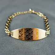 18k Gold plated with crystals elegant bangle bracelet