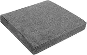 10pcs Carpet Mats Area Rugs Self Adhersive Floor Rug Carpet Square Patch Self-Adhesive Cat Scratch Mats Self Adhesive Flooring Tiles Light Grey Polyester