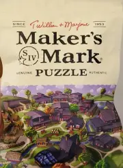 New Unopened Maker's Mark Bourbon Ambassador Puzzle Star Hill Farm Rob Samuel