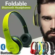 Wireless Headphones Bluetooth Noise Cancelling Stereo Earphones Over Ear Headset