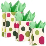 12 Pack Gift Bags Assorted Sizes Gift Bags with Tissue Paper Senior Gift Wrap...
