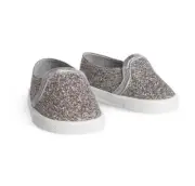 American Girl Truly Me SPARKLE SNEAKERS original doll shoes glitter silver NIB