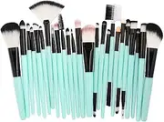 Set of 25 PCS Makeup Brush Kit for Foundation Liquid Blending Powder Eyeshadow Blush Cosmetics Concealer Brushes with Soft & Dense Bristles As Shown 7
