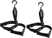 ifundom 2Sets Fishing Boot Drying Hanger Adjustable Strap for Outdoor Fishing Waders Durable Organizer for Hunting and High Boots Keeps Footwear Dry and Odor