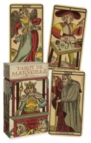 TAROT DE MARSEILLE: PARIS 1890 Deck Book Card Set Anima Antiqua oracle cards