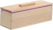 TEHAUX Wood Soap Mold Box Natural Handmade Soap Box Mold Soap Box Mold