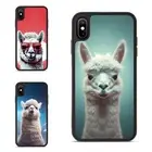 funny alpaca hat nature Fitted Case Skin For iPhone XS 11 12 13 14 15 16 Pro Max