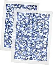 Blue Floral Pottery Transfers High Temperature Ceramic Decals Underglaze Transfer Paper for Porcelain Stoneware and Clay