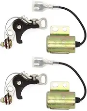 Set 2 Ignition Points Condenser for Honda CT90 ATC90 CM91 Trail Tune-Up Kit