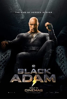 Black Adam Dwayne Johnson, Movie Poster 17 X 12 Reproduction