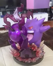 Incredible Perfect Gengar Shadow Ball Pokemon Statue Figure Model | Game Boy