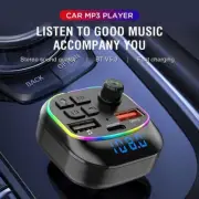 Wireless Bluetooth FM Transmitter Car Adapter Noise Player HandsFree Q0J4