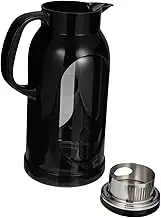 OKUMEYR 2000ml Glass Water Pot Large Capacity Detachable Safe for Daily Use Tea Coffee Bottle Ergonomic Handle