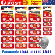 Genuine Panasonic AG3 LR41 AG12 LR43 AG13 LR44 AG10 LR1130 LR54Cell Battery 1.5V