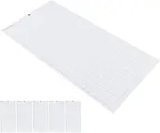 ZenithAur PVC Transparent Adhesive Mat, High Elasticity Quilting Sewing Mat in Grid Pattern, Self Healing Feature for Durability