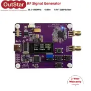 HMC833 23.5MHz-6000MHz RF Signal Generator 0.96" OLED Type-C Generator Module