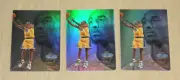1997-98 1998 Fleer Flair Showcase Kobe Bryant 3-card lot #18