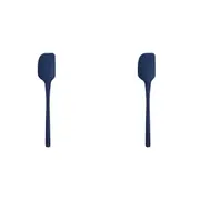 2x Tovolo Flex-Core All Silicone Nylon Spatula Baking/Cook Utensil Deep Indigo