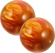 SHERCHPRY 2pcs Hand Exercise Balls Ergonomic Grip Fitness Handballs for All Ages Comfortable Massaging Hand Strengthener for Improved Flexibility and Strength