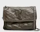 YSL /Saint Laurent Crinkle Vintage Leather Niki bag medium NWT