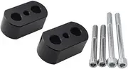 Handlebar Clip Motorcycle Handlebar Riser Clip Extension Adapter Extender for Triumph for Tiger 800 2011-2014(Black)
