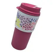 Tupperware Flirty Floral Eco To Go Cup 16 oz Pink