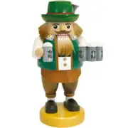 Green Bartender German Nutcracker
