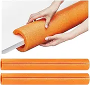 2 Pcs Hanaive 40 Inch Jumbo Pool Noodles Bulk Pool Noodles Foam Large Pre Slit Clamp Foam Protection Foam Tube Swim Noodles for Swimming Floating Craft Projects Padding Bumper