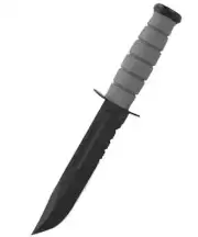 KA-BAR Fighting Knife Serrated Edge Tactical Utility Survival Fixed Blade Sheath