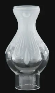 B&P Lamp 2-1/2 Inch Base, 8-1/4 Inch Height, 4-5/8 Inch Bulge Glass Lamp