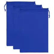 Ski Goggle Bag, 3 Pack Microfiber Snow Goggles Case Sleeve, Blue