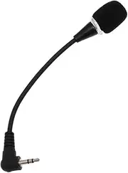 Abaodam Mini Condenser Mono 3.5mm Microphone Plug for Computer Laptop Voice Amplifier
