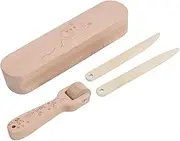 4Pcs Beechwood Seam Roller & Point Turner, Tailors Clapper, Sewing Tool for Flattening Fabrics and Point Pressing, Multipurpose Wooden Tools for Sewing, Quilting, Ironing