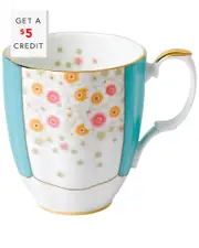 Royal Albert 100 Years of Royal Albert 1930 Mint Deco Mug with $5 Credit