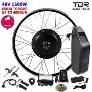 TDR 48V 1500W 27.5" Rear Hub Motor 15AH Downtube Battery Conversion E-Bike Kit