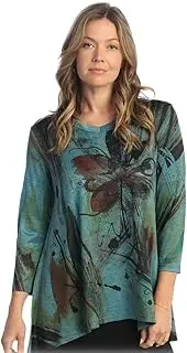 [Jess & Jane] Sola Slinky Knit High Low Tunic Top