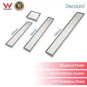 Decaura 304 Stainless Steel Tile Insert Shower Drain Grate Brushed Floor Waste