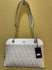 DKNY Bryant Park Medium White/Beige Monogram