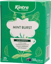 Herbal Tea Bags, 25 Pieces (Mint Burst)
