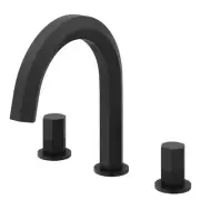 Vigo VG01303 Hart 1.2 GPM Widespread Bathroom Faucet - Black