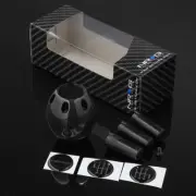 NRG ALUMINUM TYPE-M STYLE SHORT THROW 5/6-SPEED SHIFTER SHIFT KNOB CARBON FIBER