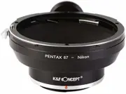 Kf Concept Adapter With Tripod For Pentax 67 Mount Lens To Nikon F Camera D300