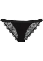Love Stories Wild Rose Black Lace Briefs XL (UK 16 / XL)